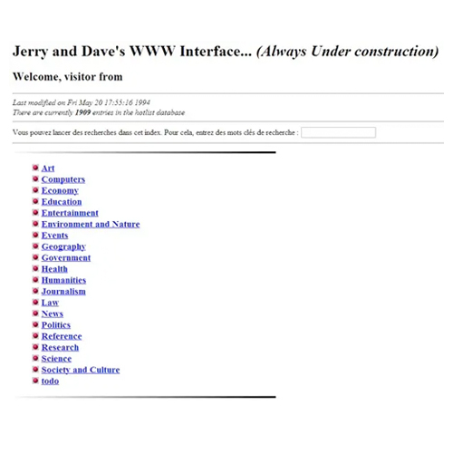 Jerry and Dave's guide to WWW