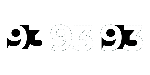 93 studium - Construção do Logotipo