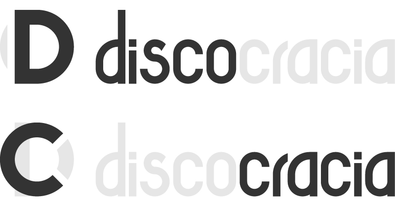 Discocracia - DC Explicação do Logotipo