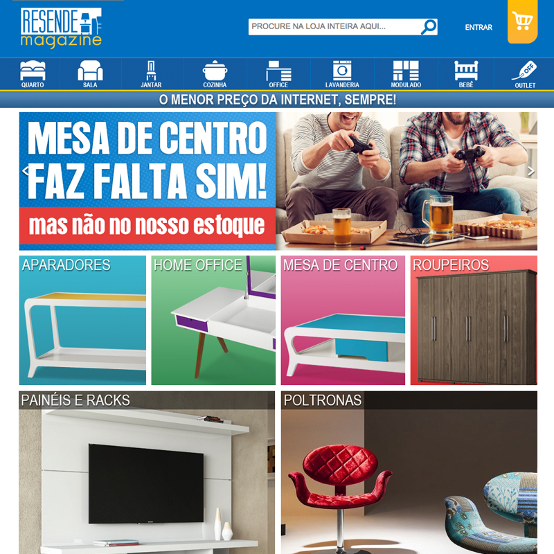 Site - Resende Magazine